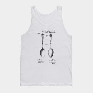 Spoon VINTAGE PATENT DRAWING Tank Top